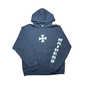 Y2k West Coast Choppers STYLE Hoodie Large Black 2000s